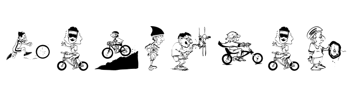 Bikers  Free Fonts Download