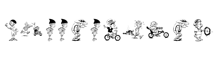 Bikers  Free Fonts Download