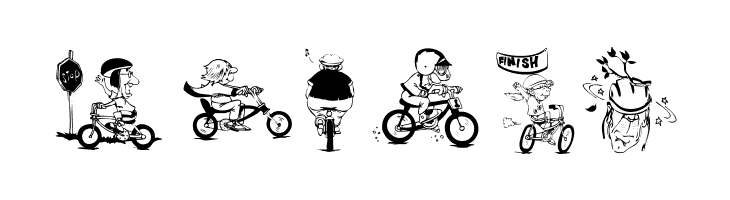 Bikers  Free Fonts Download