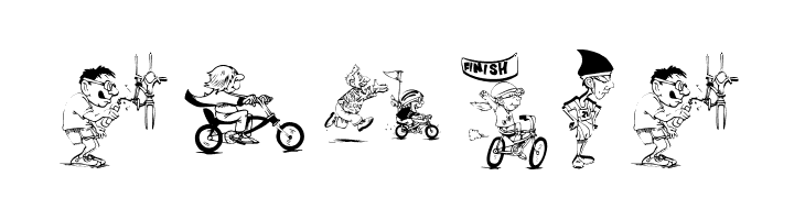 Bikers  Free Fonts Download