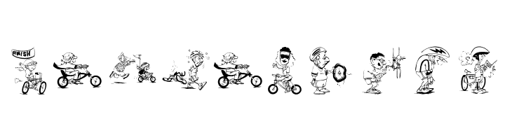 Bikers  Free Fonts Download