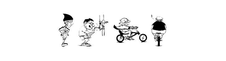 Bikers  Free Fonts Download