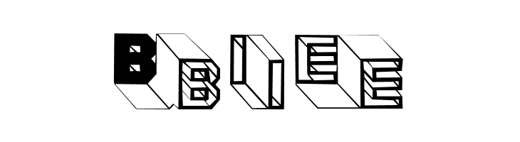 ThreeDeeTwoBeta  Free Fonts Download