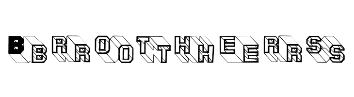 ThreeDeeTwoBeta  Free Fonts Download