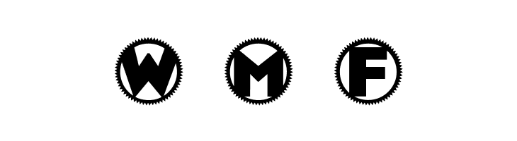 Gearing-ZahnradABC  Free Fonts Download