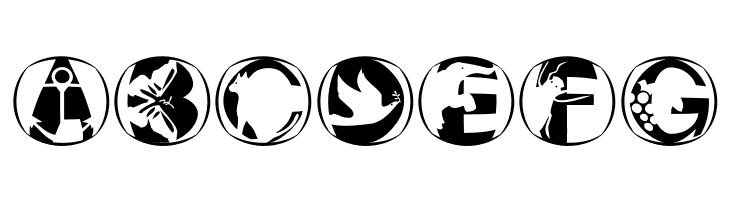 PixCapsRound  Free Fonts Download