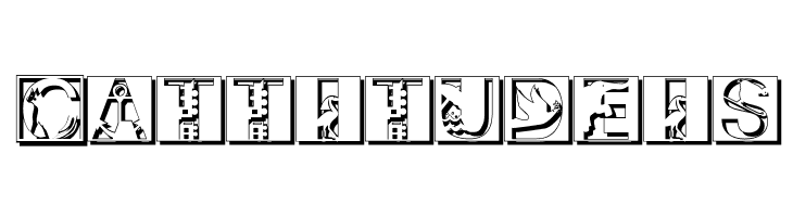 PixCapsShadow  Free Fonts Download