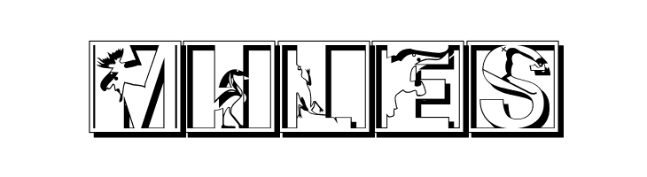 PixCapsShadow  Free Fonts Download