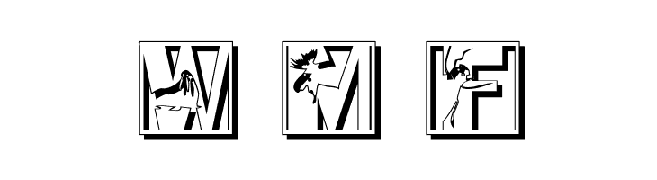 PixCapsShadow  Free Fonts Download