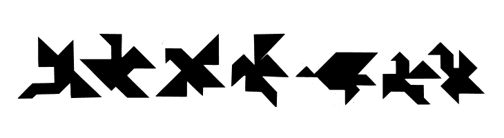 TangramBumBirds  Free Fonts Download