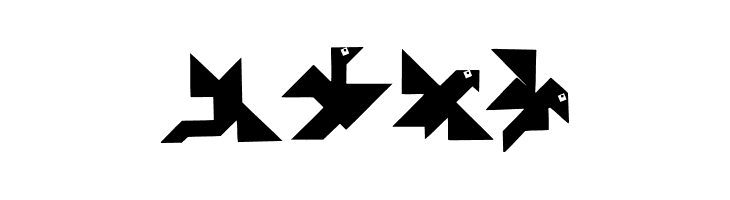 TangramBumBirds  Free Fonts Download