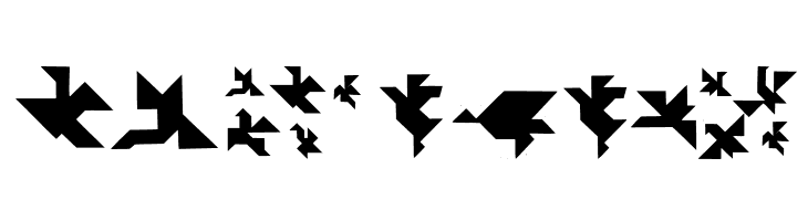 TangramBumBirds  Free Fonts Download