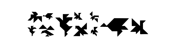 TangramBumBirds  Free Fonts Download