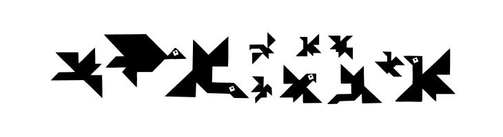TangramBumBirds  Free Fonts Download
