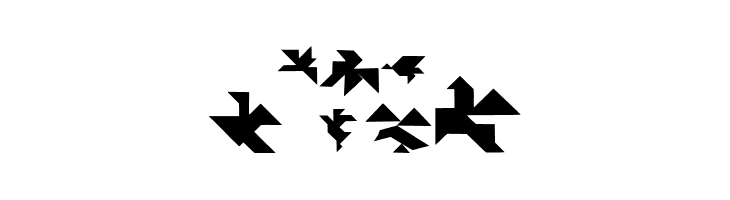 TangramBumBirds  Free Fonts Download