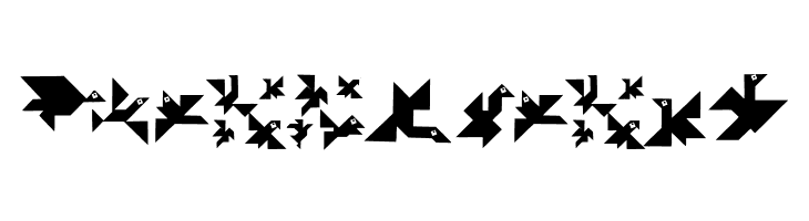 TangramBumBirds  Free Fonts Download