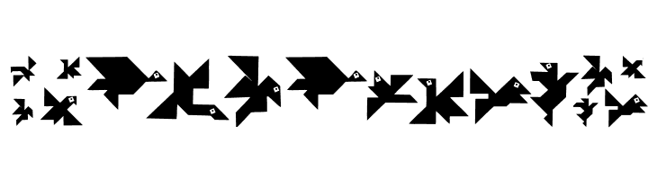 TangramBumBirds  Free Fonts Download