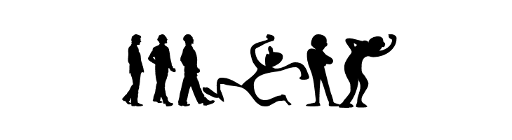 SilhouFaces  Free Fonts Download