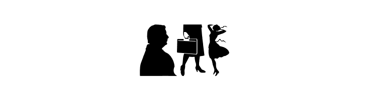 SilhouFaces  Free Fonts Download