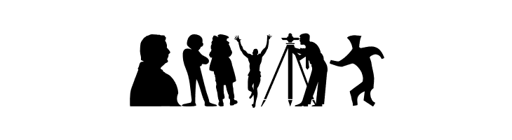 SilhouFaces  Free Fonts Download