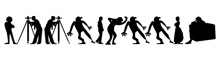 SilhouFaces  Free Fonts Download