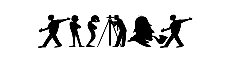 SilhouFaces  Free Fonts Download