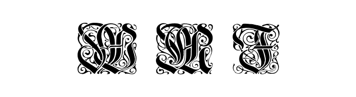 WieynkFrakturInitialen  Free Fonts Download
