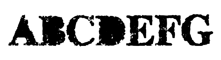 misprinted type  Free Fonts Download