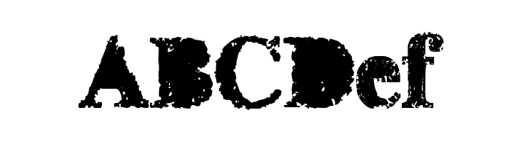 misprinted type  Free Fonts Download