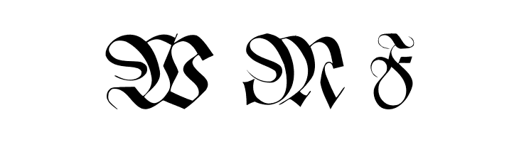 SchneidlerInitialen  Free Fonts Download