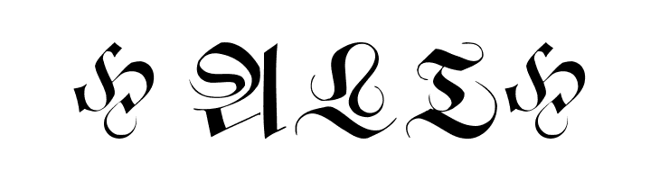 SchneidlerInitialen  Free Fonts Download