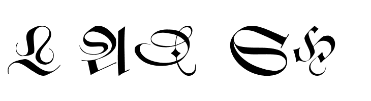 SchneidlerInitialen  Free Fonts Download