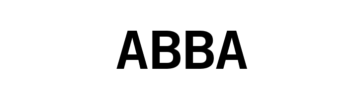 ABBA BoringSansBold Font