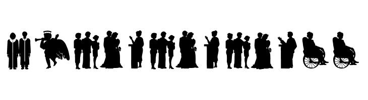 SomeSilhous  Free Fonts Download