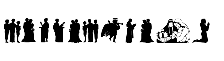 SomeSilhous  Free Fonts Download