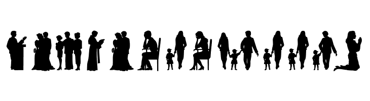 SomeSilhous  Free Fonts Download