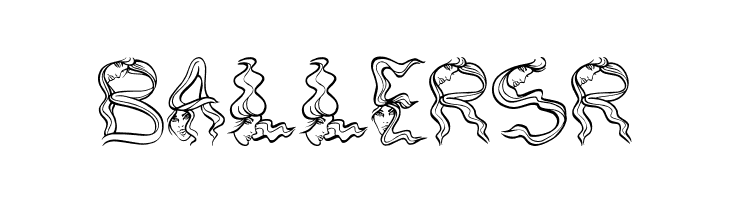 AlphaWomanHair  Free Fonts Download