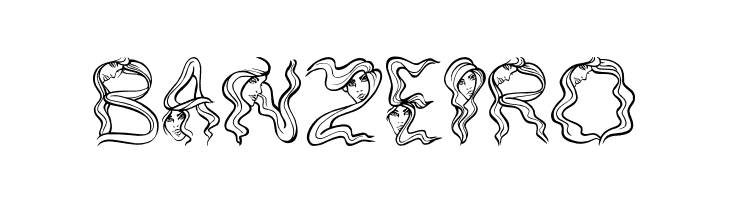 AlphaWomanHair  Free Fonts Download