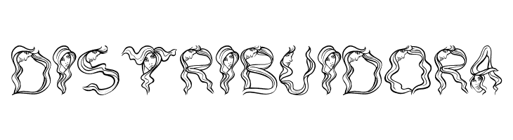 AlphaWomanHair  Free Fonts Download