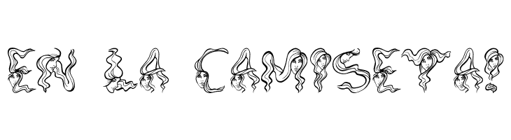 AlphaWomanHair  Free Fonts Download
