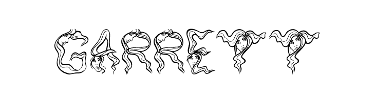 AlphaWomanHair  Free Fonts Download