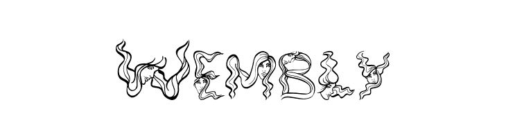 AlphaWomanHair  Free Fonts Download