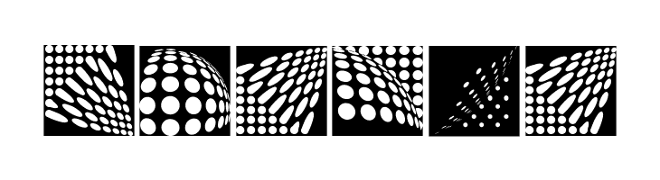 PointGalleryInverse  Free Fonts Download