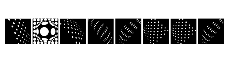 PointGalleryInverse  Free Fonts Download