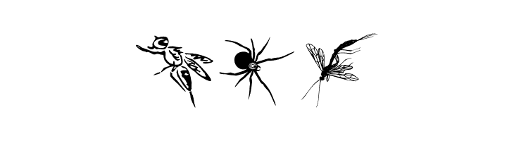 InsectsTwo  Free Fonts Download
