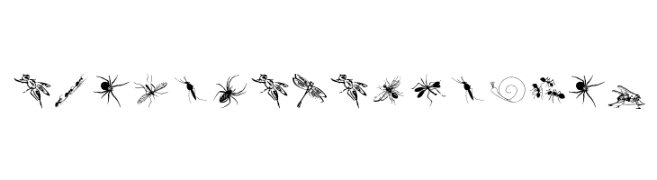 InsectsTwo  Free Fonts Download