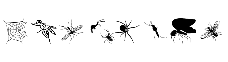InsectsTwo  Free Fonts Download