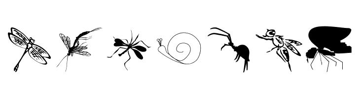 InsectsTwo  Free Fonts Download