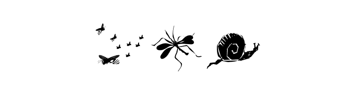 InsectsTwo  Free Fonts Download