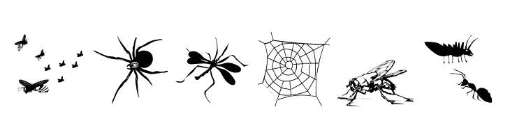 InsectsTwo  Free Fonts Download